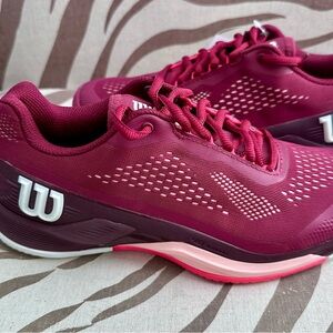 Wilson Women's Maroon Athletic Sneakers